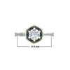 varitsa-jewellers - 1.62ct Round Diamond Gold Engagement Ring - 27GG02